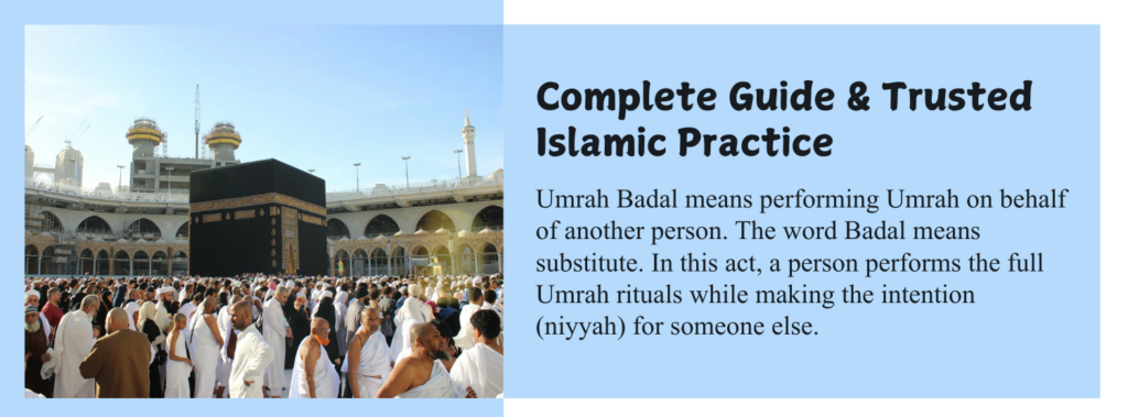 Umrah Badal Services
